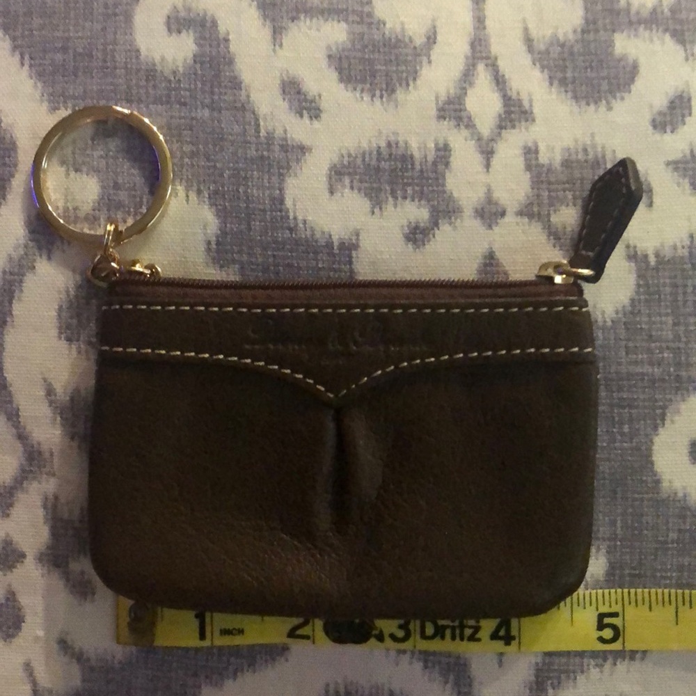Dooney & Bourke leather key pouch.